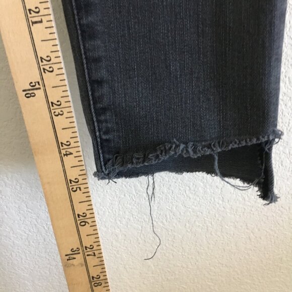 Mother Jean Womens 25 Gray The Stunner Zip Ankle Step Fray Lighting Up Lanterns - Picture 7 of 15